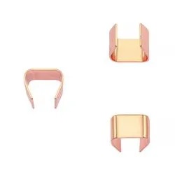 Rope clamp 6 mm. Rosé 2-pack