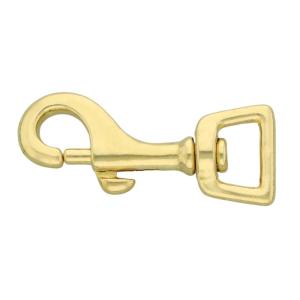 1 pc. Snap hook, 57 mm, brass