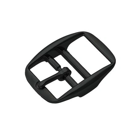 Double bar buckle, 20 mm, Black.