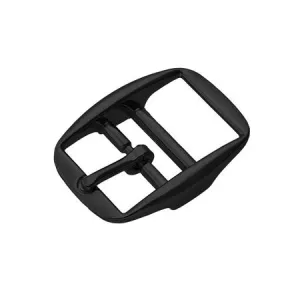 Double bar buckle, 20 mm, Black.