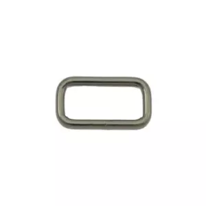 Rektangel loop 16/9 mm. 5-pack. Gunmetal