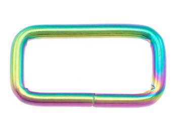 1 pkg. Rectangle Loop, 20 mm, oil metal (2 pcs)
