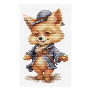 Broderi kit "The Hunter" 10x17 cm.