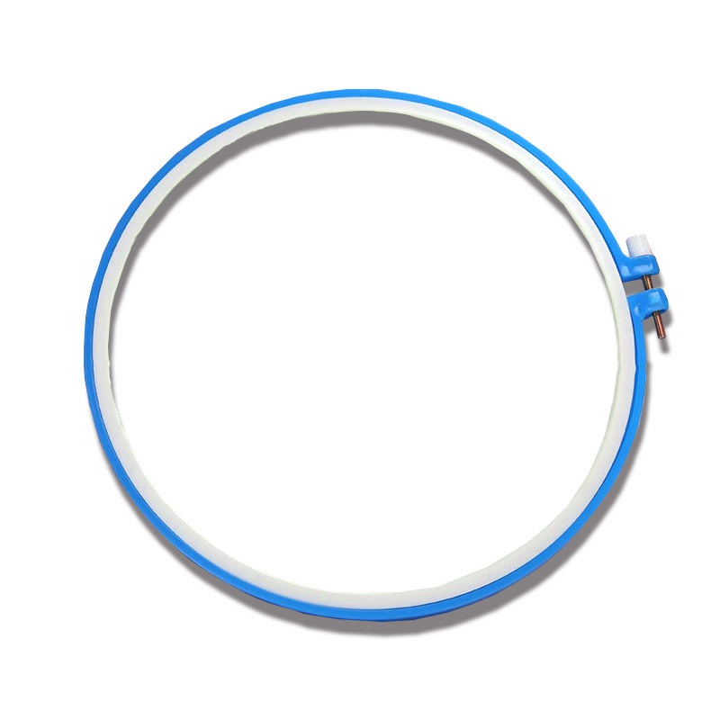 Plast Ring 245 mm. Ø med skruv. Blå