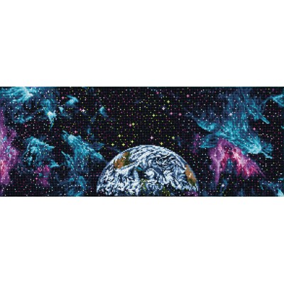 Diamond Painting 82x32 cm, round