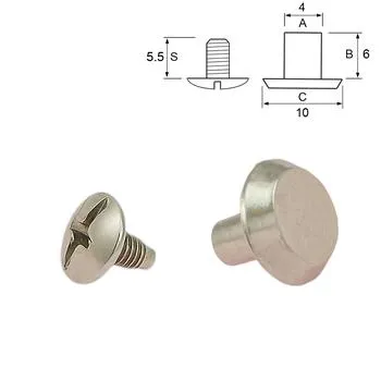 NYHET! Dekorativ skruv  6 mm. 5-pack