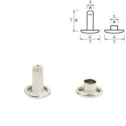 Dubbelnitar 7/7 mm. 25-pack.