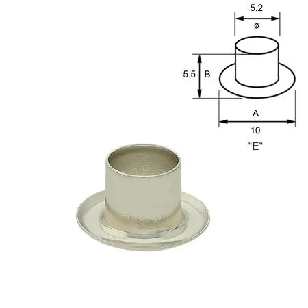 Eyelett Ø 5,2 mm. 100 pc.