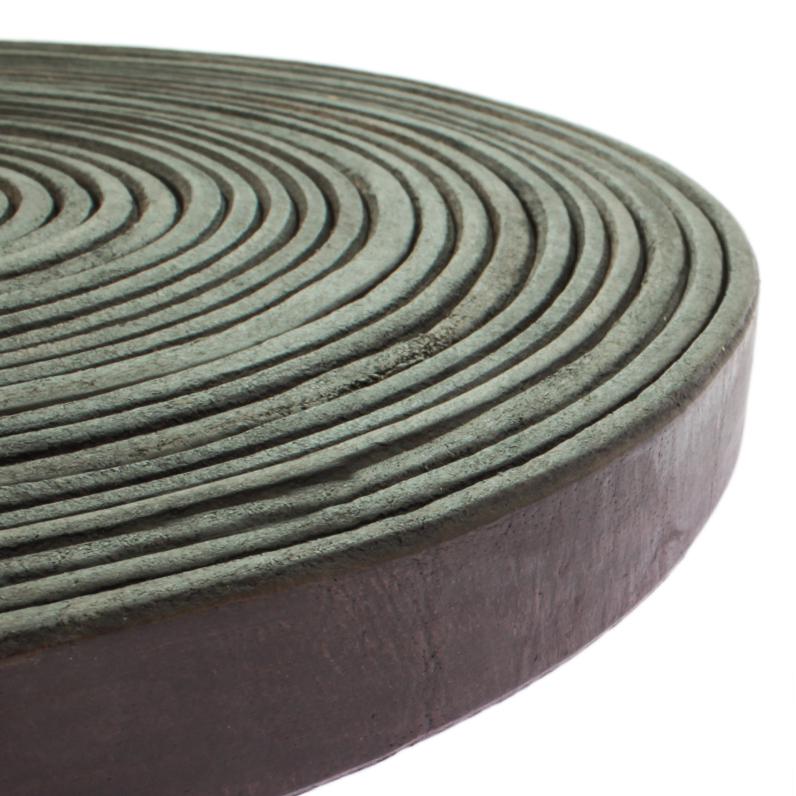 European leather cord 20 mm Dark Brown
