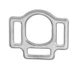 Halter square 20 mm. Stainless Steel