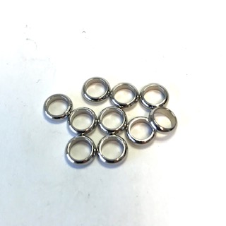 Spacer beads 5-pcs Stainless steel.
