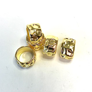 Metall pärlor 5-pack  Golden