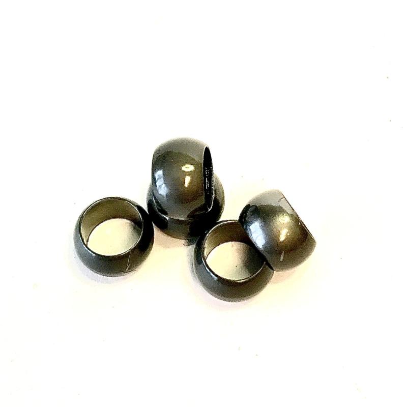Rondelle 5-pack Matte Gun metal.