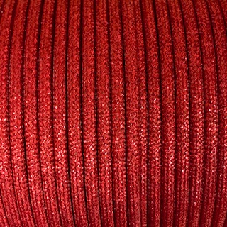 Paracord Lina Glitter Red/Red