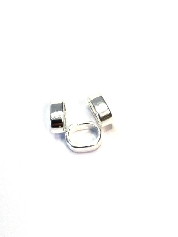 Slider 5,2x10x13 mm. Silver 3-pack.