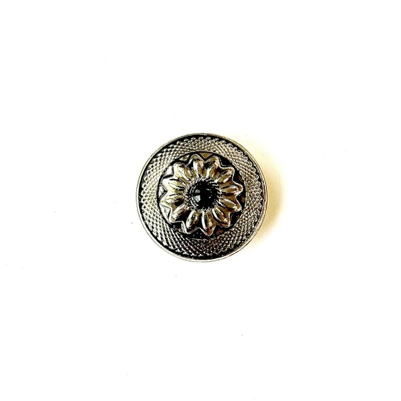 Concho Round 25 mm. Black