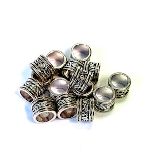 Metal European Beads 20-pack.