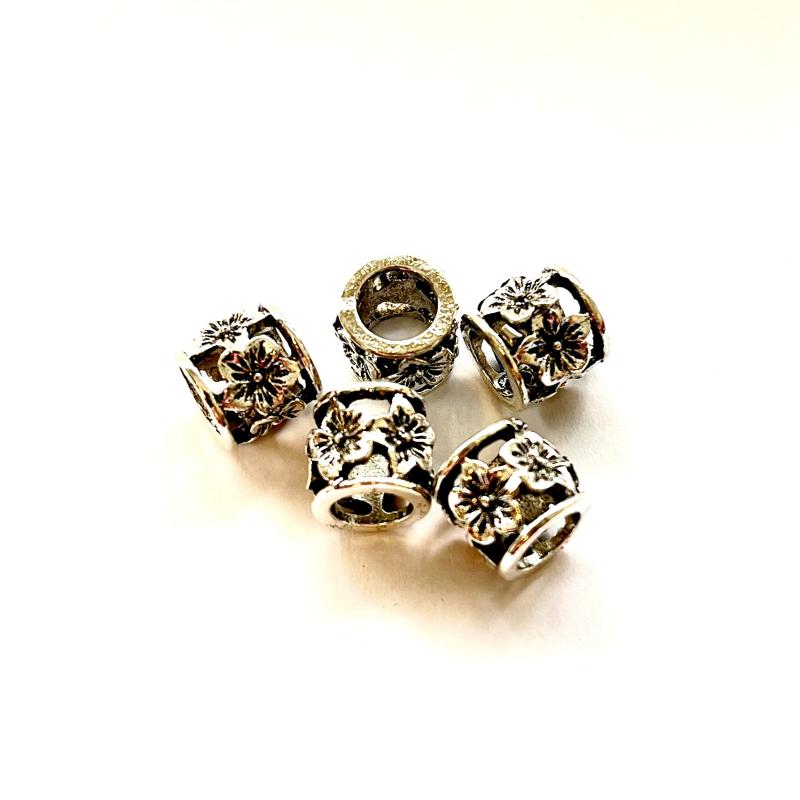 Spacer Bead Antique Silver 5 pcs.