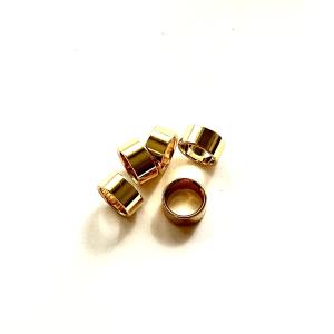 Metal Beads, Long lasting Golden, 5 pcs