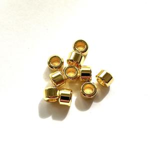 Spacer Beads 10-pcs. Brass