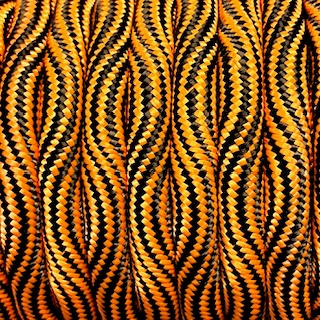 PPM 10 mm. Round Wave Orange/Black