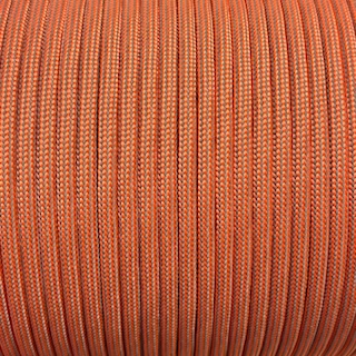 Paracord Super reflex Neon Orange Stripe