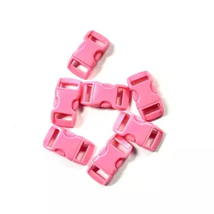 Snap lock, 10 mm. Royal Pink.