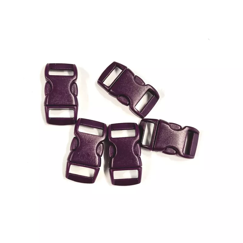 Snap lock, 10 mm. Dark Lilac