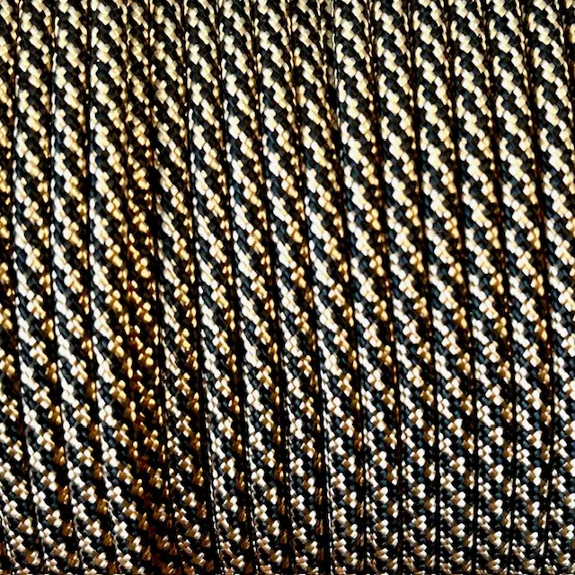Paracord 550 Spiral Black/Gold.