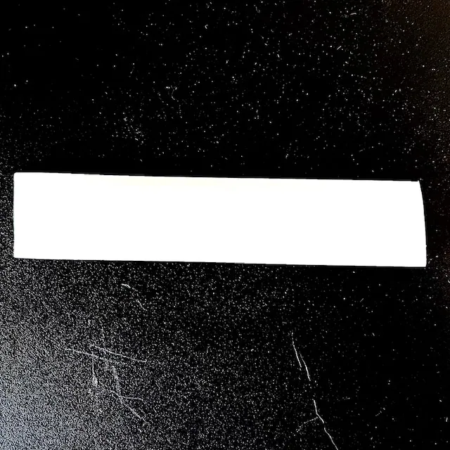 Krympslang 12.7 mm. 10 cm. Vit.