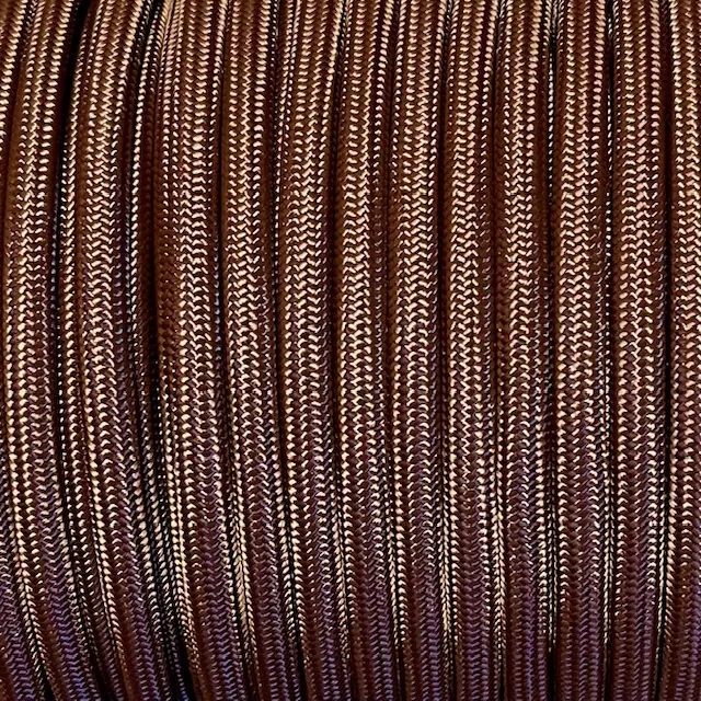 PPM 6 mm. Round Pecan Brown.