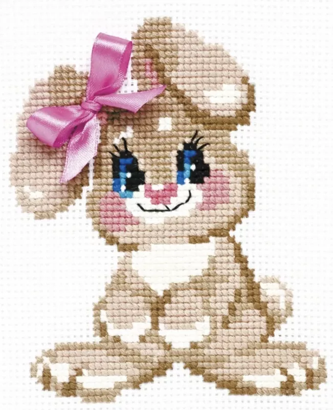 Broderikit "Rabbit" 15x18 cm.