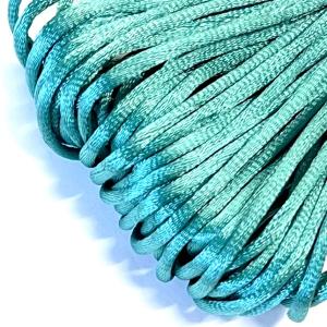 Satintråd / Rattail ca.20 m. Aqua.
