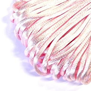 Satintråd / Rattail ca.20 m. Pastel Pink.