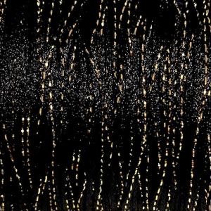 Rattail/Satin cord, approx. 2 mm, with gold thread.
