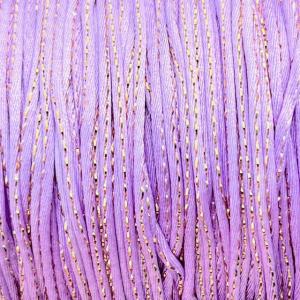 Rattail/Satintråd m. Guldtråd 1,5-2 mm