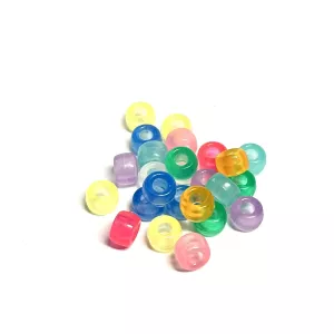 Luminous  Acrylic Beads  25-pcs. Mix.