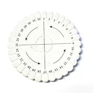 Kumihimo rund 15 cm Large.