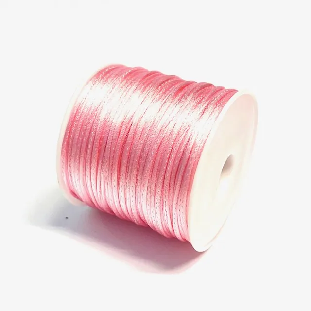 Satincord/rattail 1 mm. 30 m. Powder Pink.