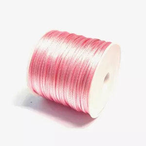 Satincord/rattail 1 mm. 30 m. Powder Pink.