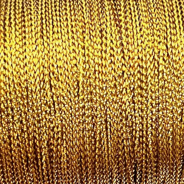 Metallic tråd 1 mm. 10 m. Dark Gold.