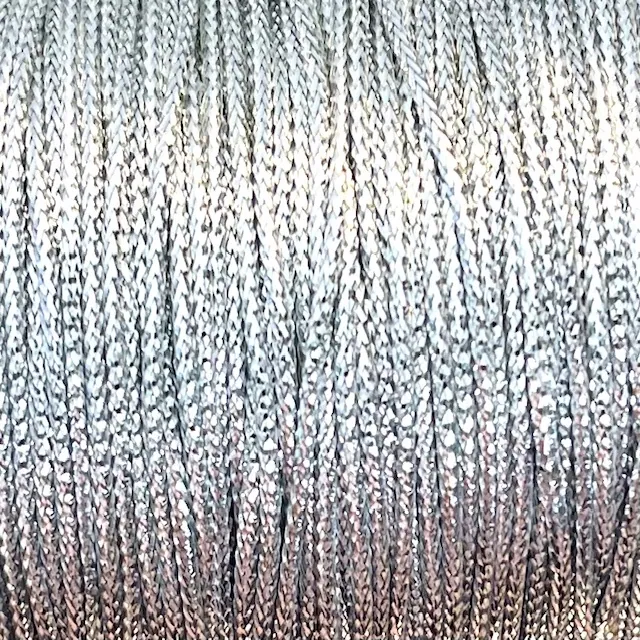10 m. Sparkling Silver thread, 1.2 mm