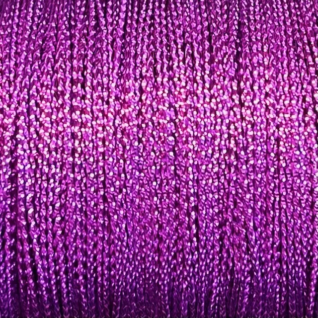 10 m. Metallic tråd 1 mm. Lilac