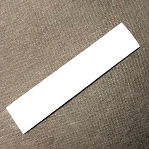 1 pc. Shrink tube (heat), 10 cm, 12.7 mm White.