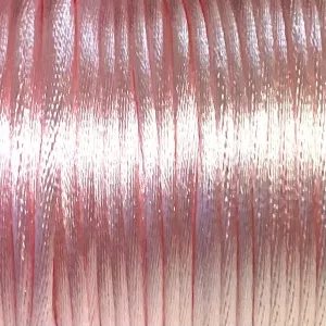 Satintråd/Rattail 2 mm. Pale Peach.