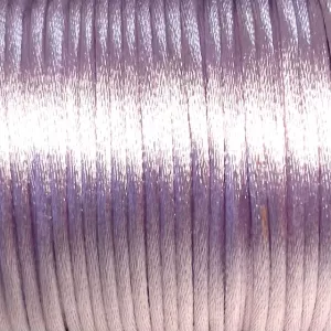 Satintråd/Rattail 2 mm. Pale Lilac.