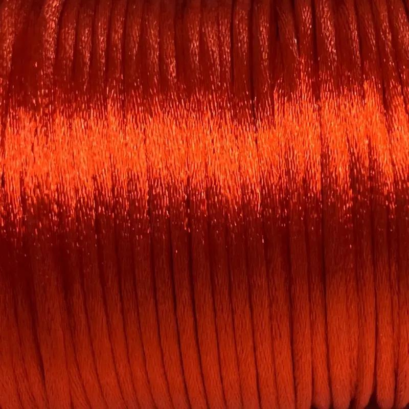Satintråd/Rattail Red.