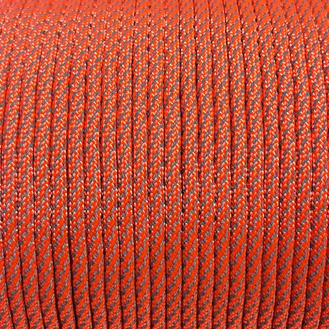 Paracord S-R Neon Orange Spiral.