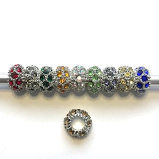 Beads mixed colors, 5 pcs