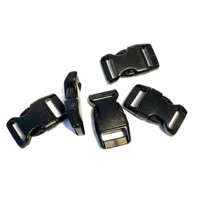 Snap lock 16 mm. Black